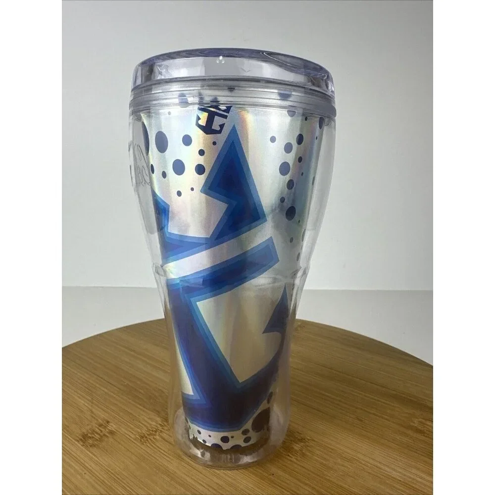 Royal Caribbean Cruise Line Save the Waves 2017 Cups‎ Coca Cola Tumbler Blue
